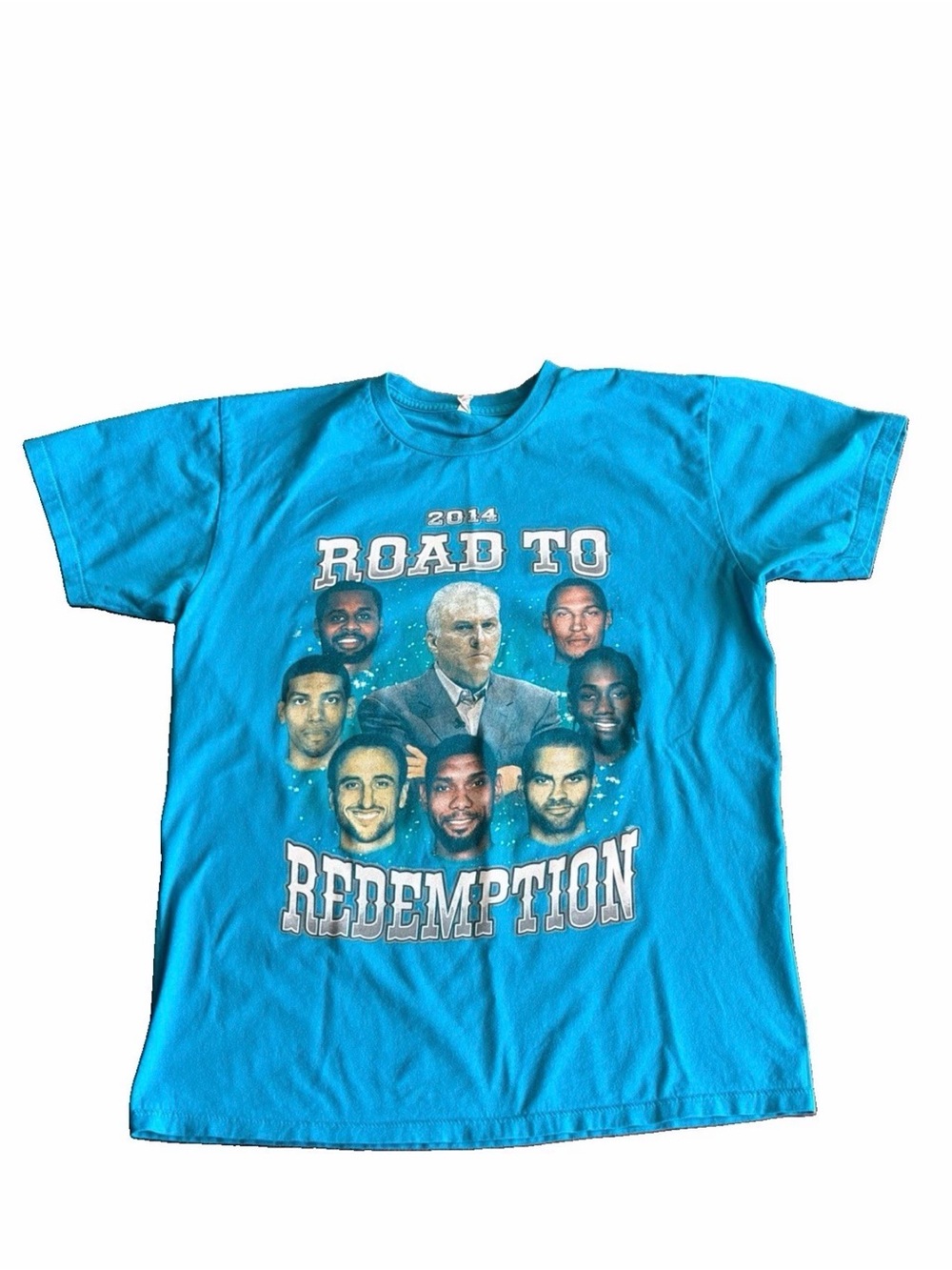Spurs road to redemption short sleeve tee size M